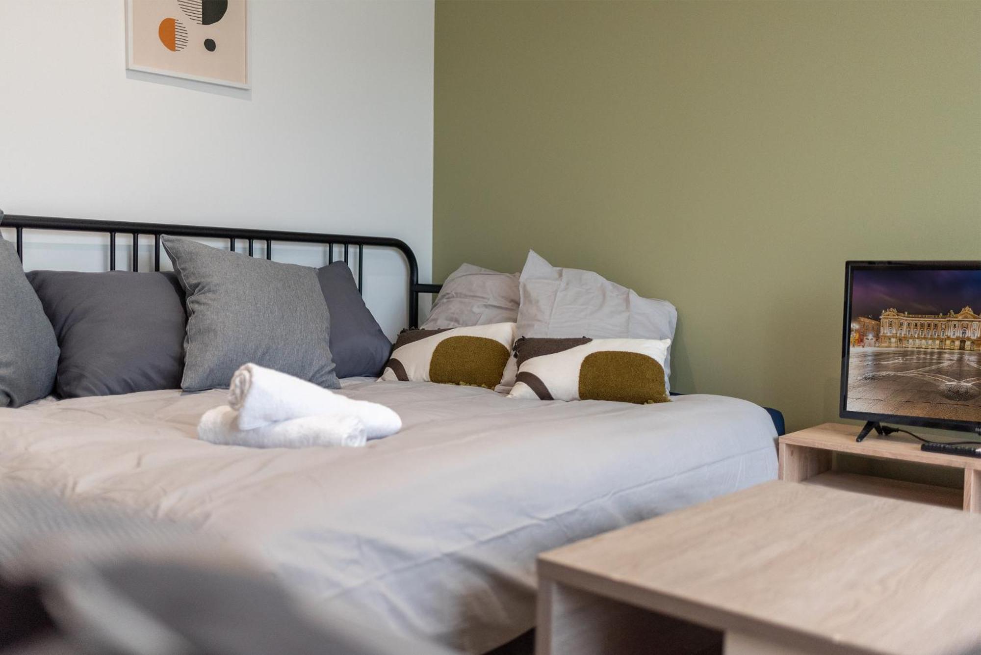 Spacieux T3 Avec 2 Parkings Gratuits Et 2 Balcons Tolosa Esterno foto