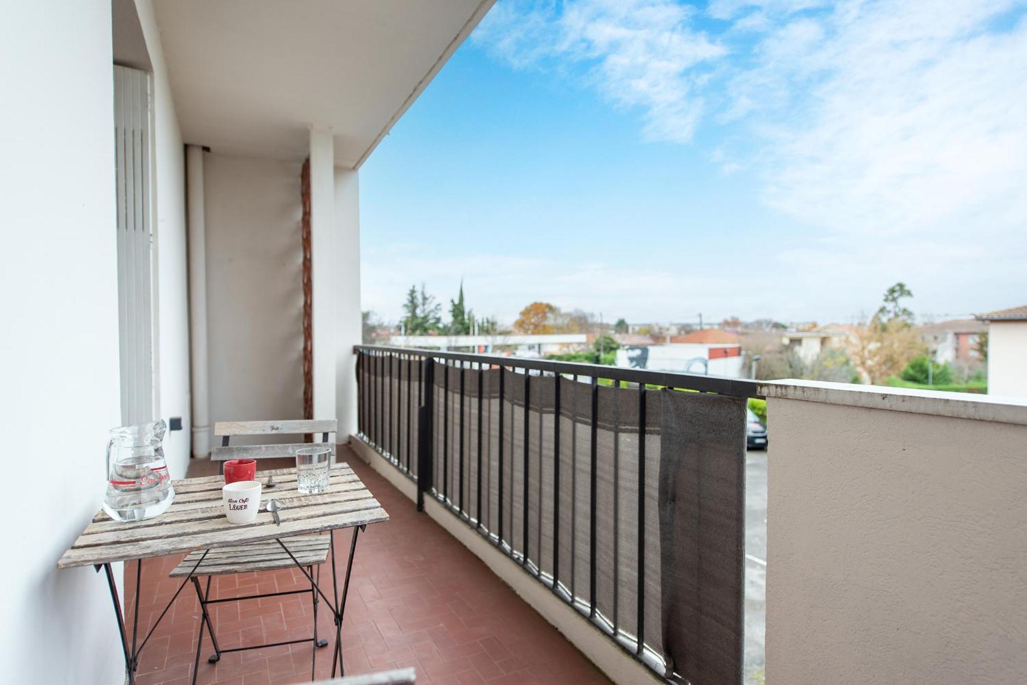 Spacieux T3 Avec 2 Parkings Gratuits Et 2 Balcons Tolosa Esterno foto